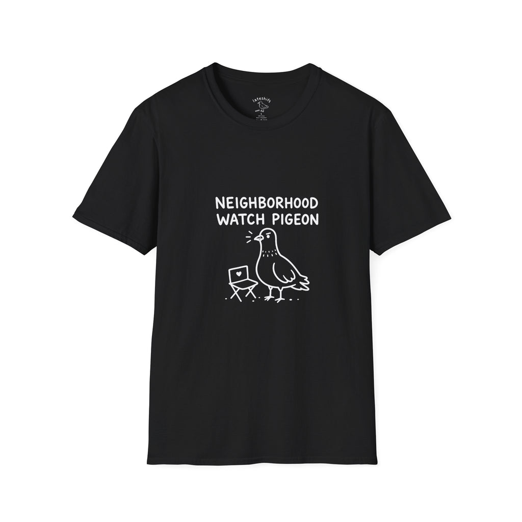 Neighborhood Watch Pigeon T-Shirt